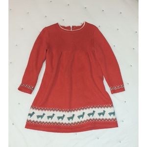 Baby Boden Llama Sweater dress